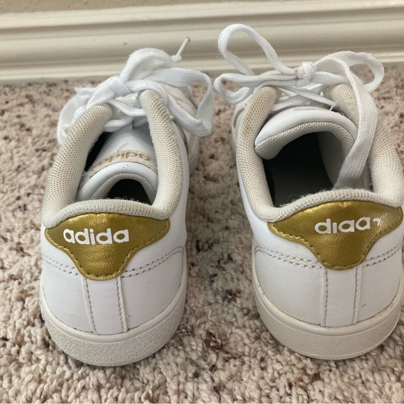 Adidas Grand Court Cloudfoam Comfort Sneakers – Cloud White / Platinum Metallic - Picture 3 of 7